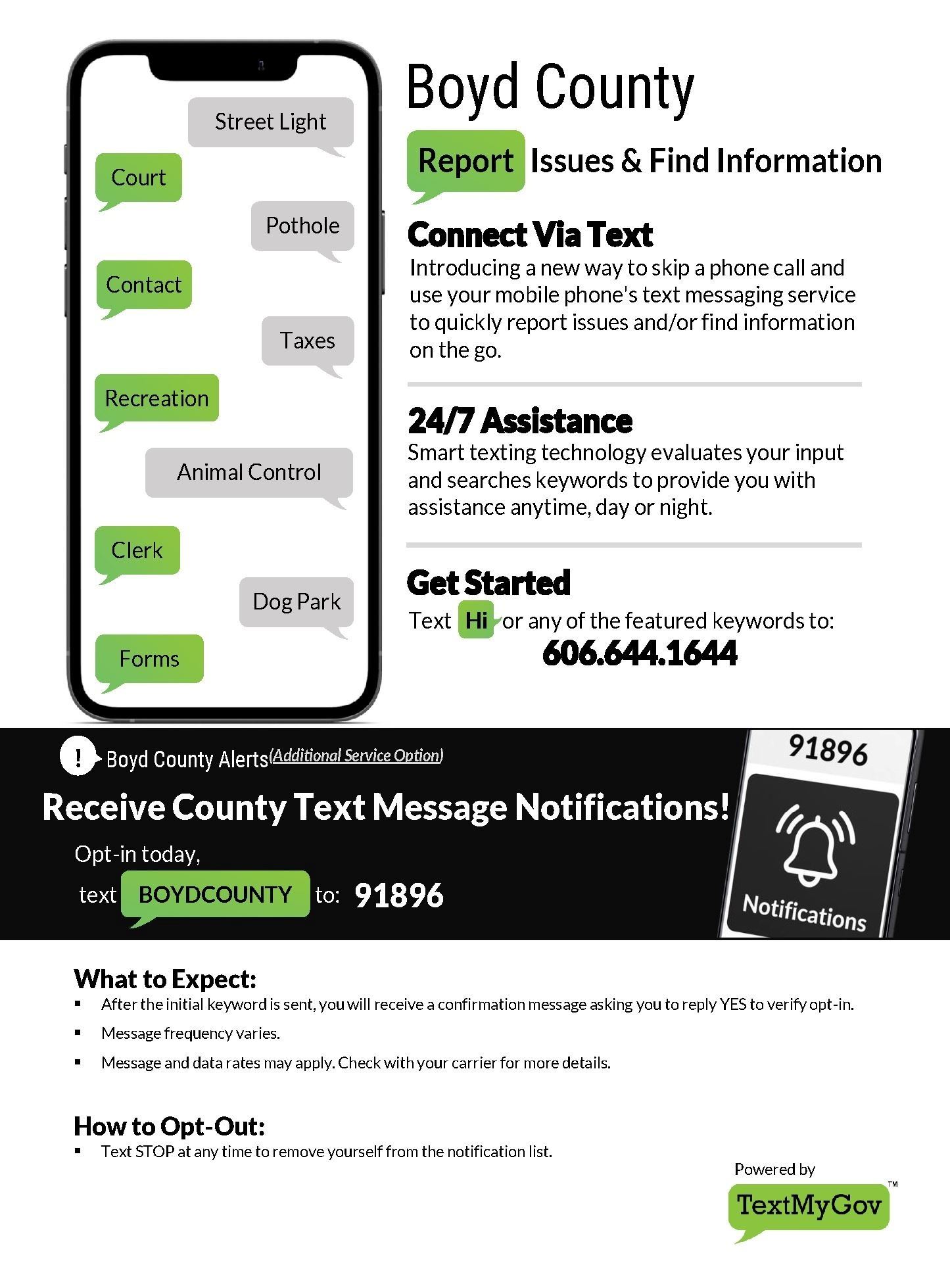 TextMyGov Flyer