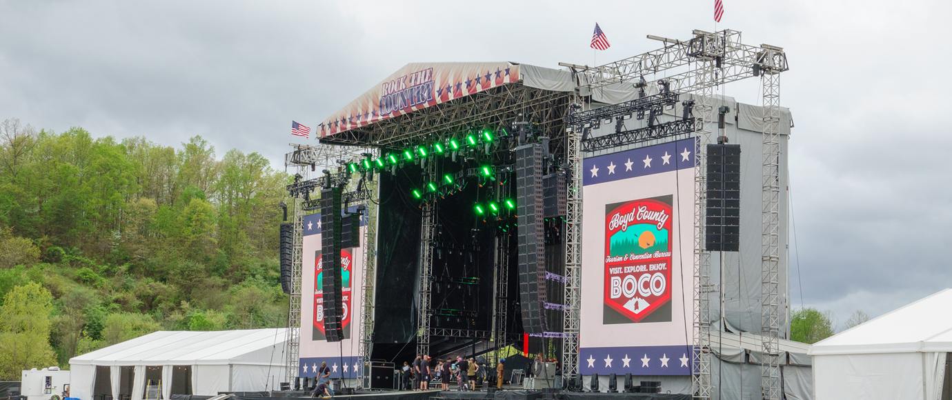 Stage Setup at Rock the Country 2024